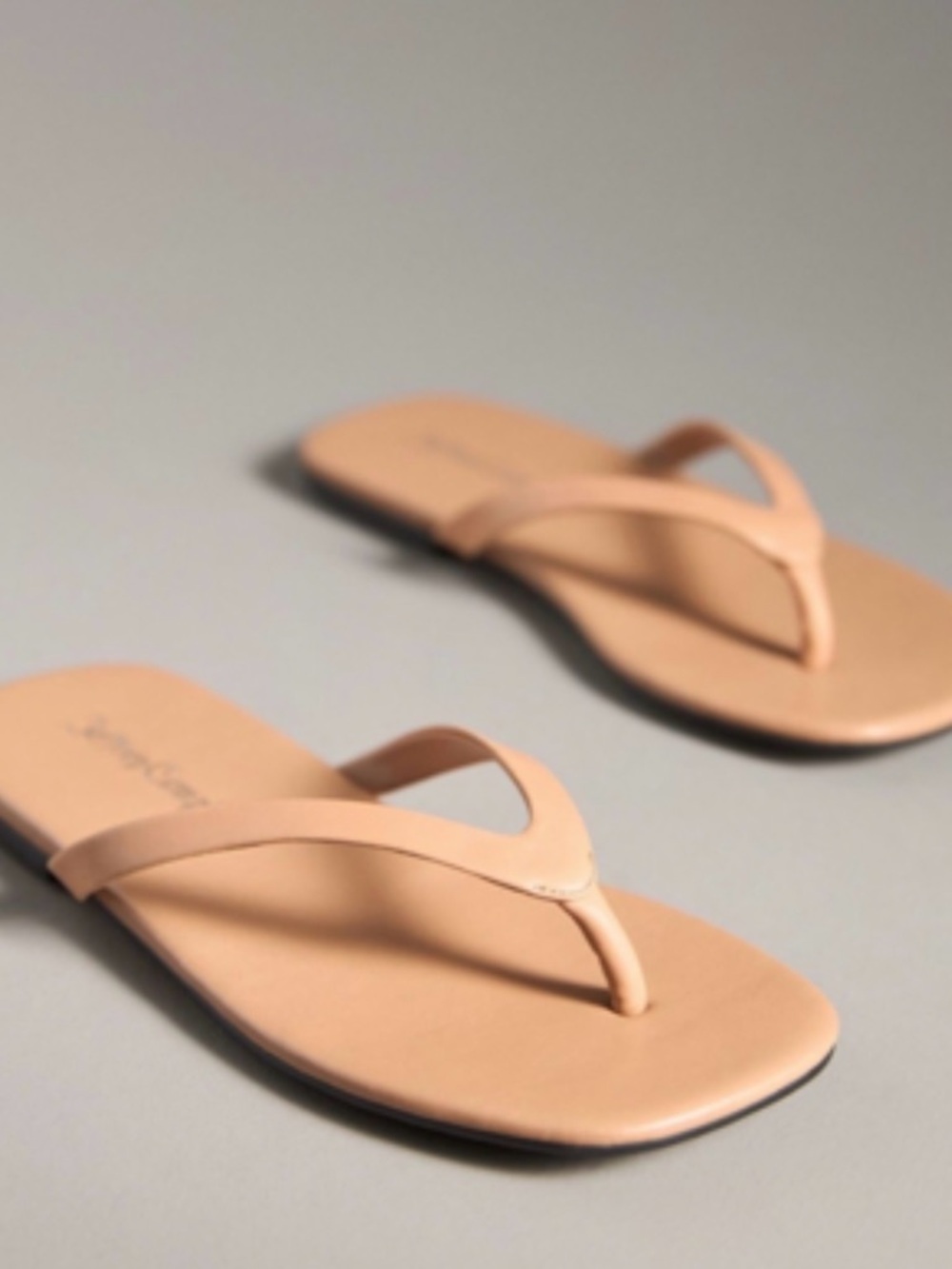 Jeffrey Campbell Kierra Thong Beige Sandals Size 7.5